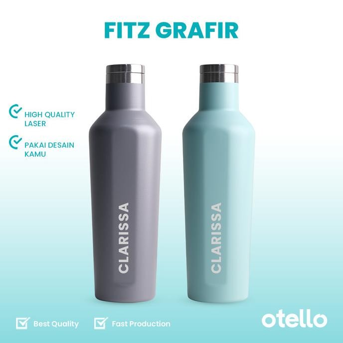 OTELLO CUSTOM TUMBLER FITZ CORKCICLE DUPE CANTEEN BOTOL MINUM GRAFIR BOTOL MINUM TUMBLER KANTOR DEWA