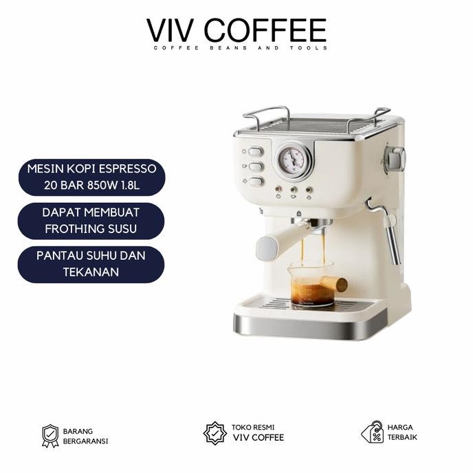 

Mesin Kopi Espresso Coffee Maker 20 Bar 850W