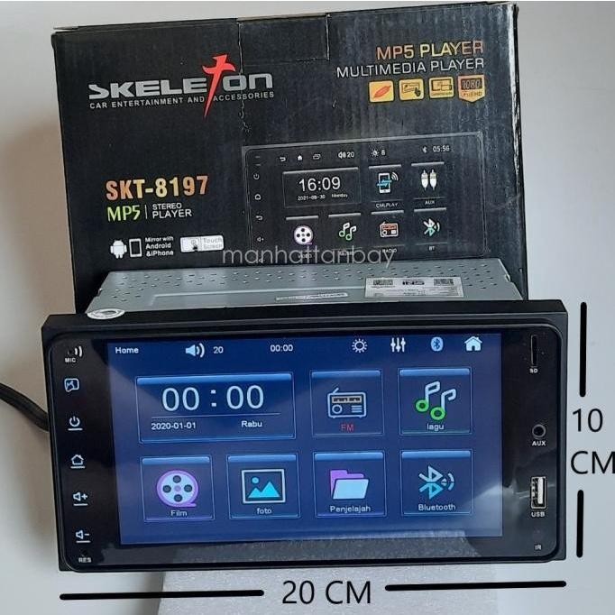 Skt-8197T Double Din Pnp Innova Lama, Calya Sigra, Avanza Xenia 15-18