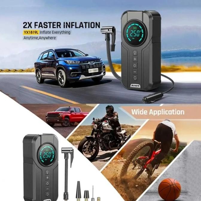 

Portable Smart Air Pump / Alat Pompa Portable