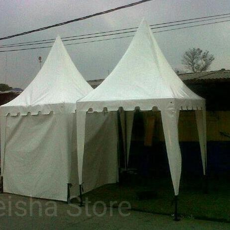 Tenda 2X2 Kerucut / Model Sarnafil Bongkar Pasang