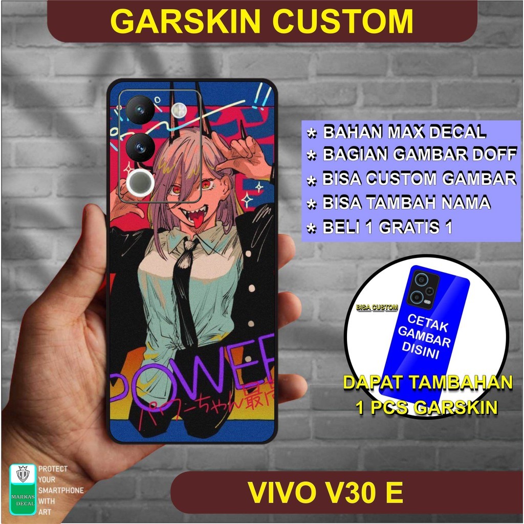 

Vivo V29e Casing/Case Stiker Skin Wrap CUSTOM - Premium Quality