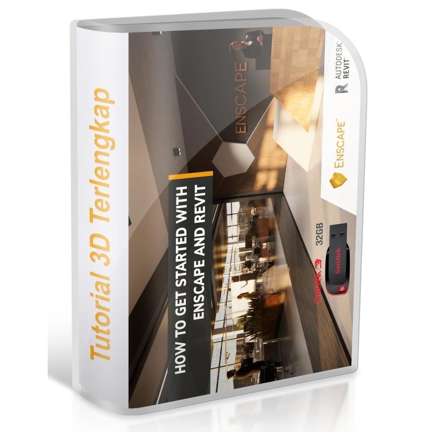 Diskon Flashdisk 32GB Video Tutorial Enscape 3 for Revit 2023 Series