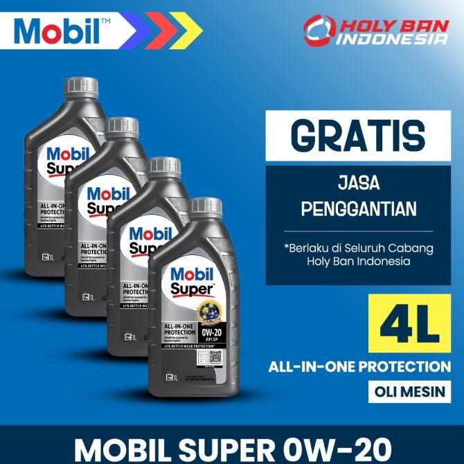

READY MOBIL SUPER ALL-IN-ONE PROTECTION 0W-20 (4 LITER) - OLI MESIN