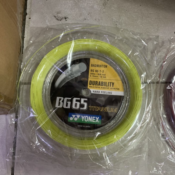 Senar raket Badminton 65Ti 65 TITANIUM ROLL