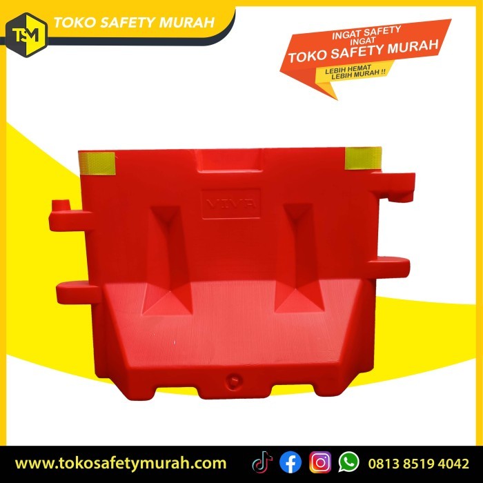 

Road Barrier Pembatas Jalan Plastik VIVA BEST Quality Berkualitas