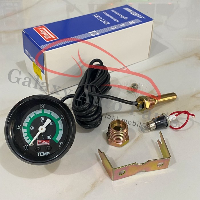 Water temperature gauge meter suhu panas air radiator mobil