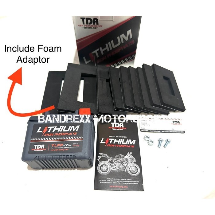 Aki Motor TDR Lithium Iron TLFP-7L For R15-XSR-WR 155-MX King-VIxion