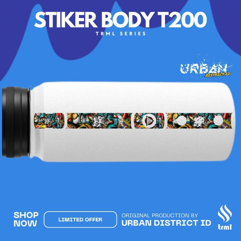 

Bukan Botol T200 Casing/Case Stiker Skin Wrap CUSTOM - Premium Quality