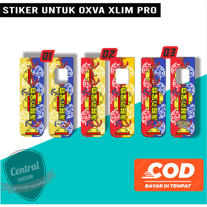 Oxva Xlim Pro Depan Belakang Treasure 01 Casing/Case Stiker Skin Wrap CUSTOM - Premium Quality