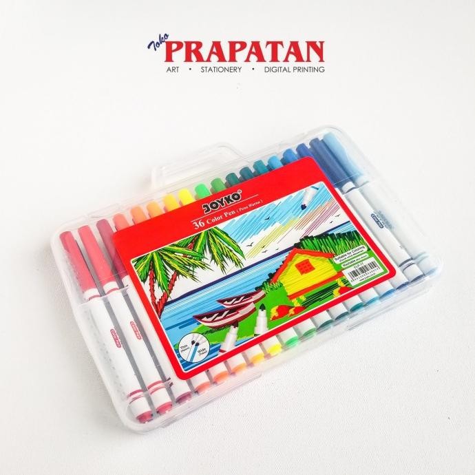 

BARU COLOR PEN JOYKO 36 WARNA / PENA WARNA JOYKO