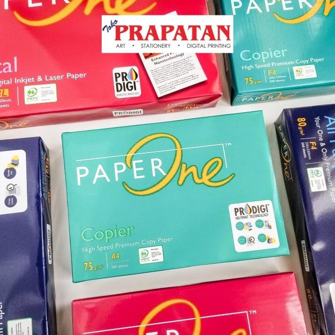 

BARU KERTAS HVS PAPER ONE A4 70 GRM / KERTAS PRINT / KERTAS FOTO COPY