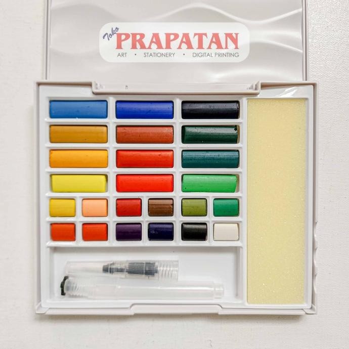 

BARU SIMBALION TRANSPARENT WATERCOLOR CAKES SET WCK | CAT AIR SET