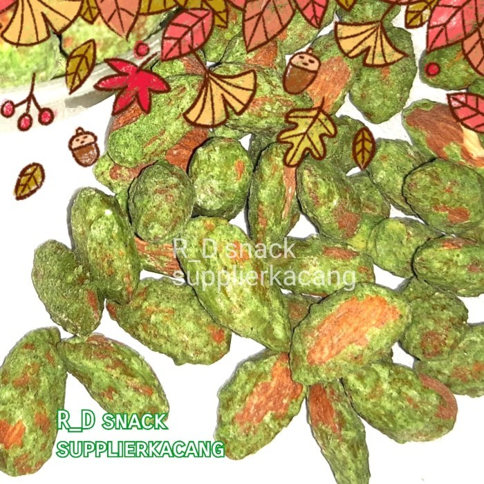 

Goofy - 500Gram Almond Panggang Rasa Rumput Laut ( Seaweed Coated Almond )