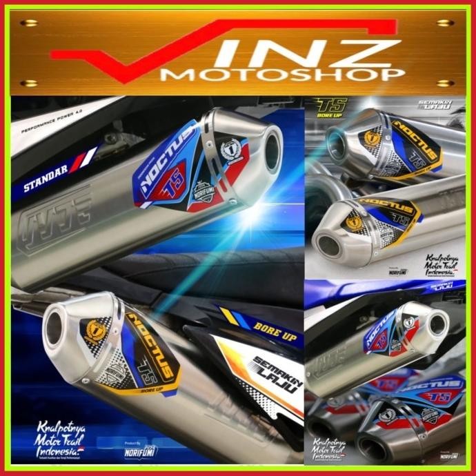 KNALPOT NORIFUMI NOCTUS T5 STANDAR MOTOR KLX CRF 150 WR 155 ORIGINAL