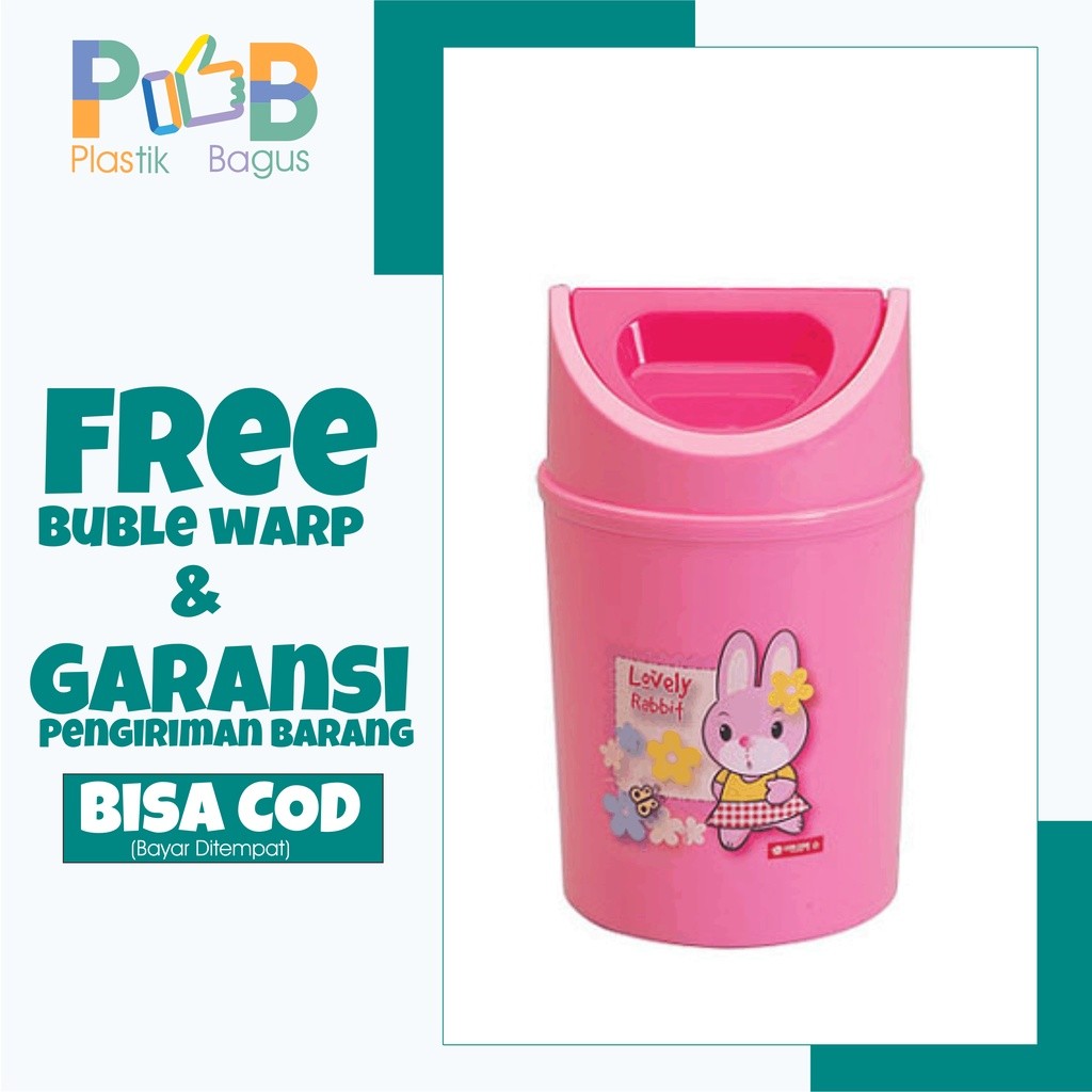 Tempat Sampah tong sampah Kotak Sampah Mini Clean Pal 3 Litres (C-8) Lion Star