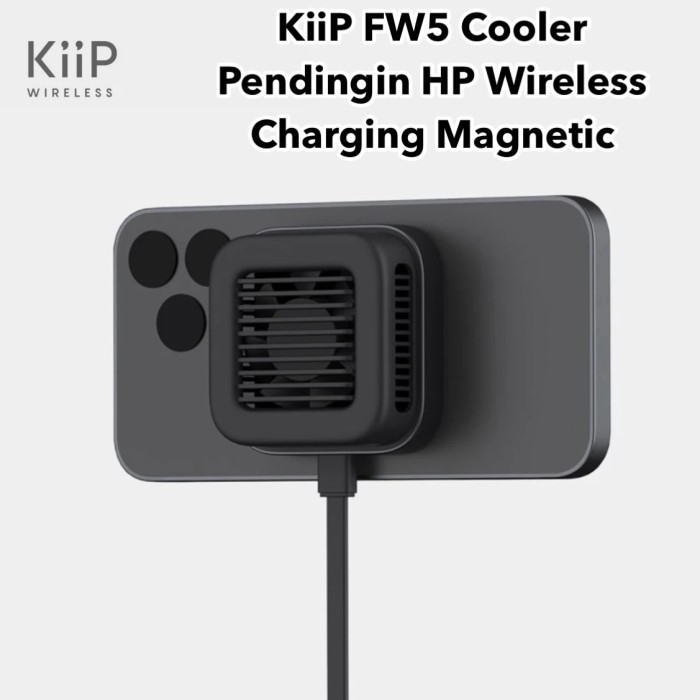 KiiP Wireless FW5 Cooler Magnetic Charging Pendingin HP Gaming Cooling