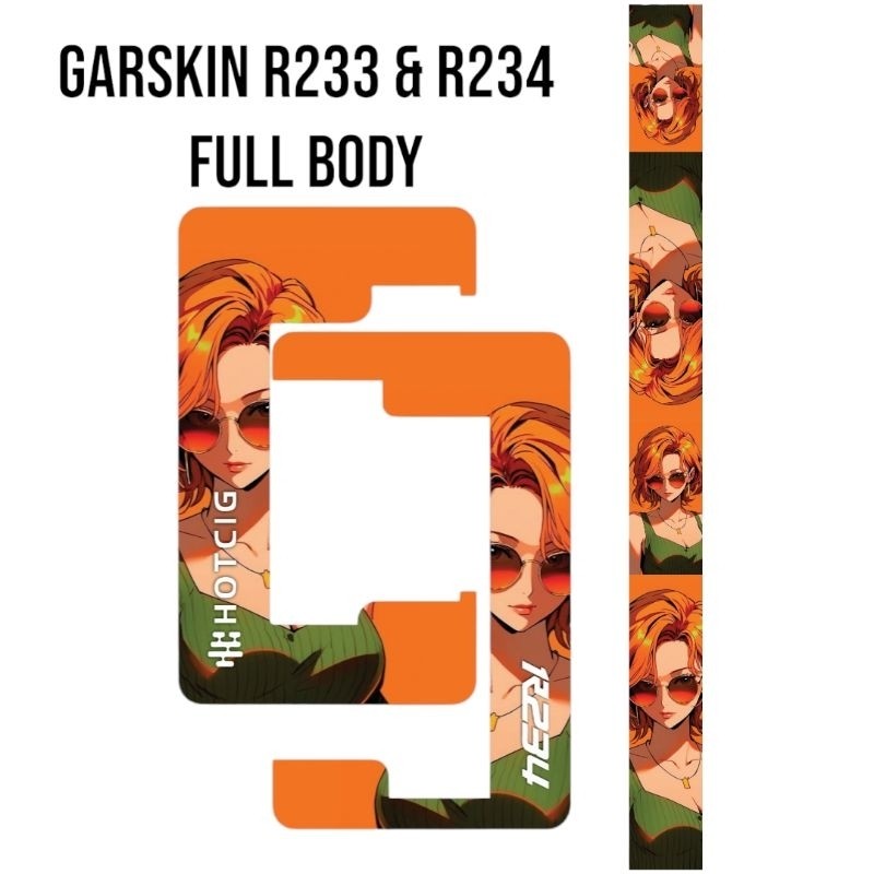 

Aicostore R 233 234 Bodi Laminasi Tebal Motif 13 Casing/Case Stiker Skin Wrap CUSTOM - Premium Quality