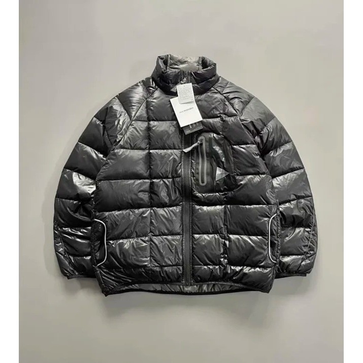 And Wander Diamond Stitch Down Jacket Black