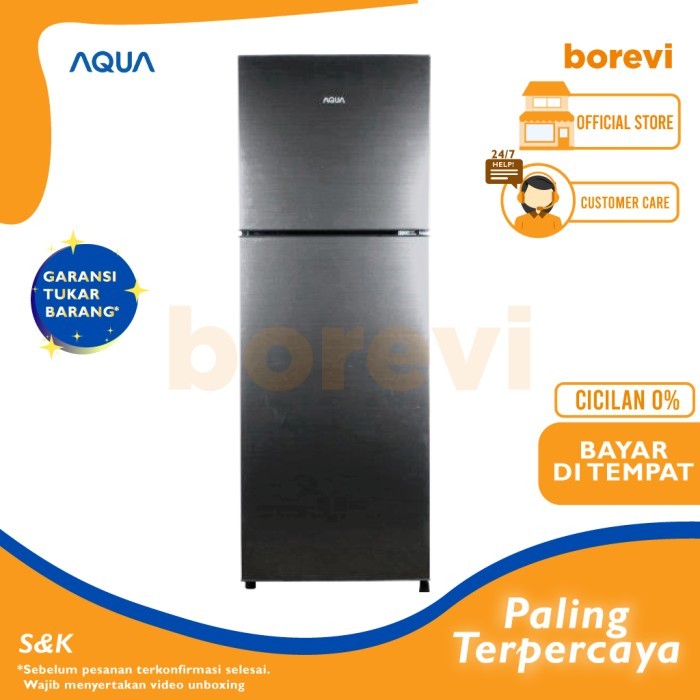 KULKAS AQUA AQR-D261 DS / KULKAS 2 PINTU AQUA JAPAN AQR