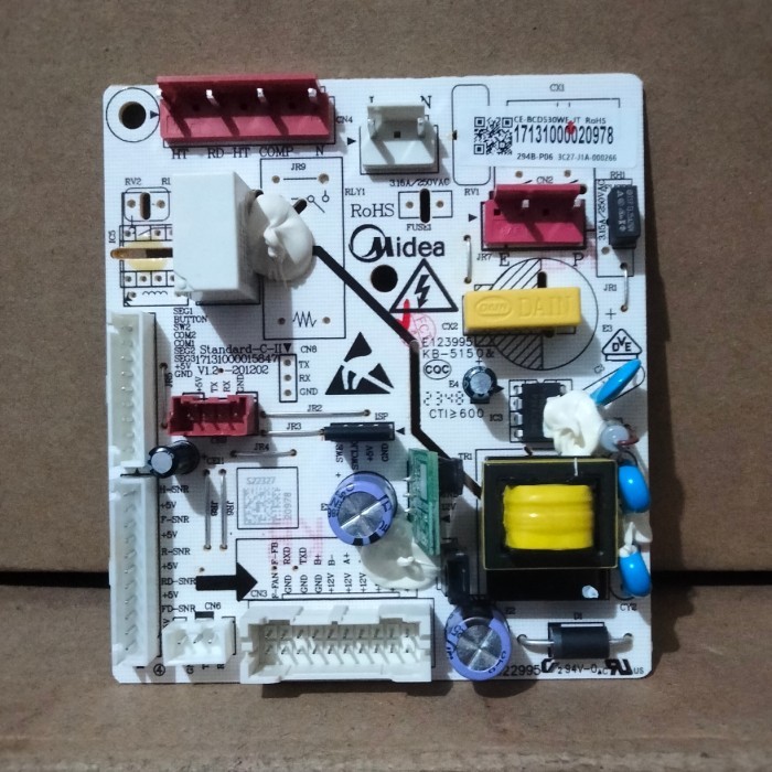 MODUL KULKAS SIDE BY SIDE MIDEA ORIGINAL