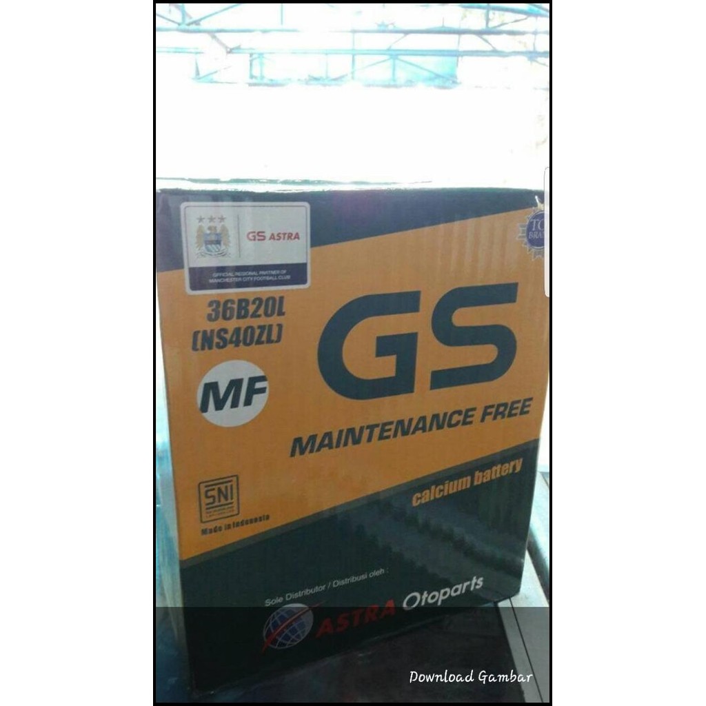 TERMURAH AKI KERING GS NS 40Z ASTRA ORIGINAL 