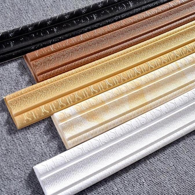 [TEBAL] WALL BORDER LIST FOAM 3D 6MM WALLPAPER TEBAL LIST DINDING