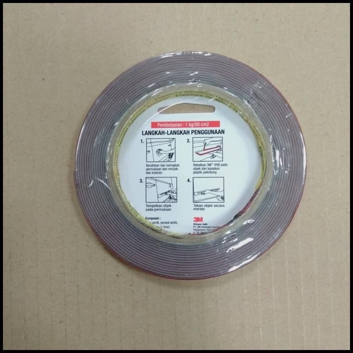 

TERMURAH DOUBLE TAPE VHB 3M BUSA UKURAN 12MM4.5M !!!!!!