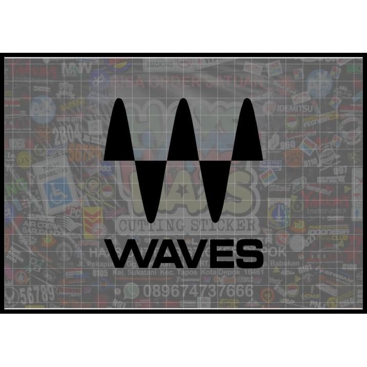 

TERMURAH CUTTING STICKER LOGO WAVES UKURAN 10 CM !