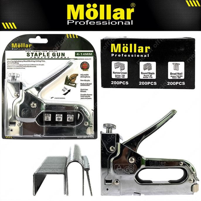 

MOLLAR Staple Gun 3 in 1 Serbaguna 4 - 14 mm