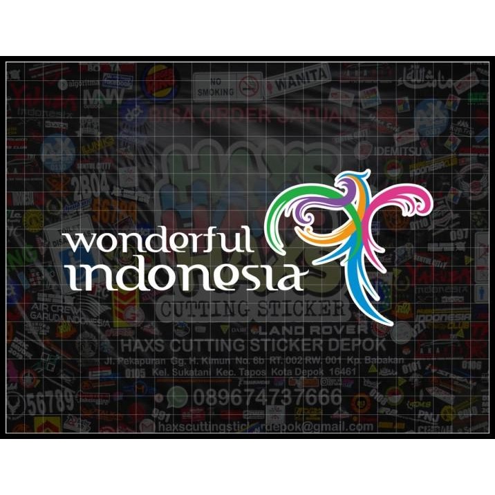 

TERMURAH CUTTING STICKER WONDERFUL INDONESIA UKURAN 20 CM !!!!!!