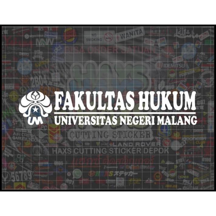 

TERMURAH CUTTING STICKER FAKULTAS HUKUM UM UKURAN 20 X 4 !!!!!!