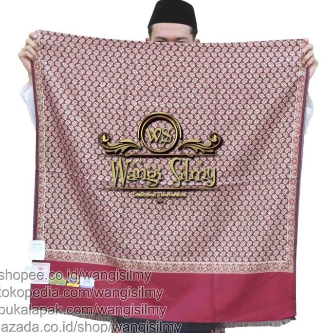 Ready Stock  Sorban Kashmiri Made In India Merah Maroon - Sorban Panjang Kashmiri