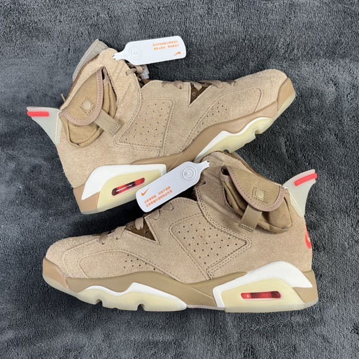 Travis Scott x Air Jordan 6 Retro 'British Khaki'