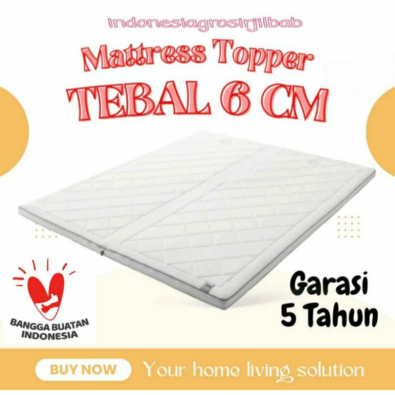 Mattress Toper / Matrass Pelapis Kasur / Topper Springbed / Kasur Lantai / Pelapis Springbed /