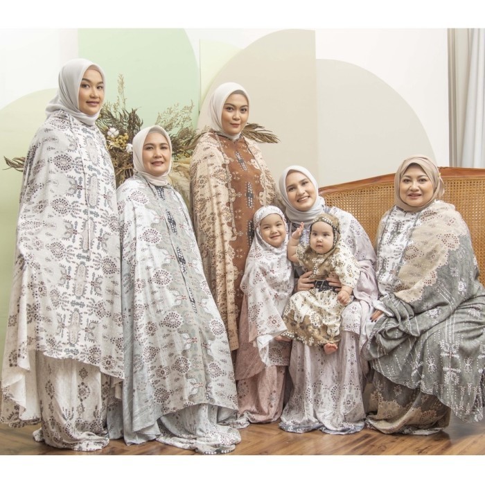 Diario X Dwihanda - Mukena Yasmeena Prayer Set 2In1 Free Sejadah #Original