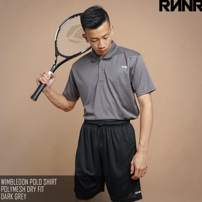 New Arrival Polo Shirt Wimbledon Bahan Dryfit Untuk Olahraga Tennis Atau Golf Deal