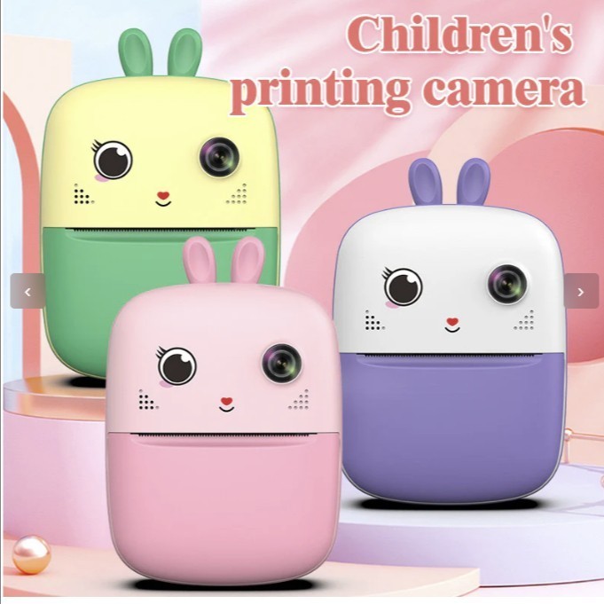 BEBAS ONGKIR - Smartcom Printer Thermal Bluetooth Kids Camera Mini Thermal Printer Video Digital