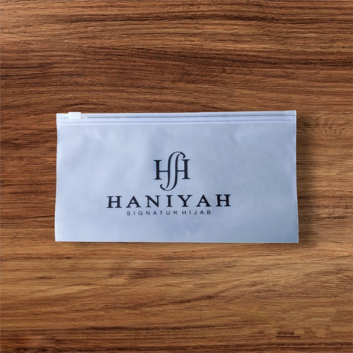 Zipper Bag Plastik Premium Zipper Lock Hijab Kantong Tempat Kerudung #Original