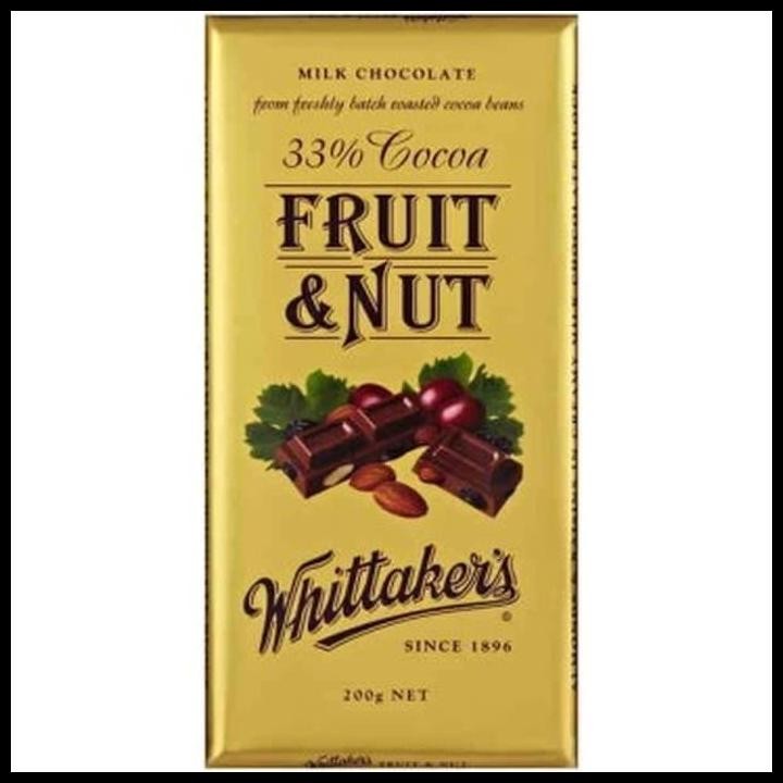 Promo  Whittaker'S Fruit & Nut Chocolate Bar Coklat Impor