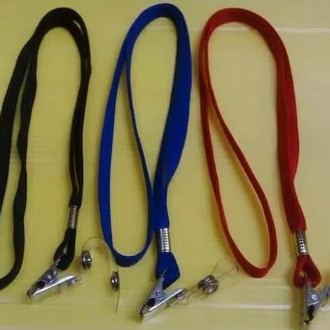 

Murah Meriah ! Tali Id Card Jepit Garis cetak 1 wrn