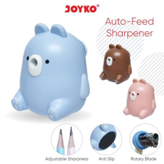 

New Arrival ! Rautan Serutan Putar Joyko BEAR A-164 Auto Feed Sharpener