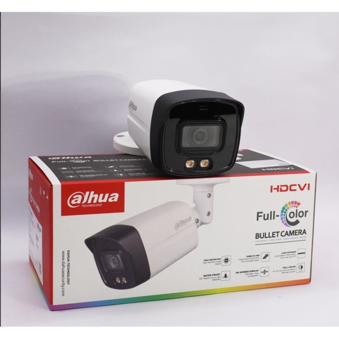 HARGA DISC - KAMERA CCTV OUTDOOR DAHUA COLORVU AUDIO 2MP