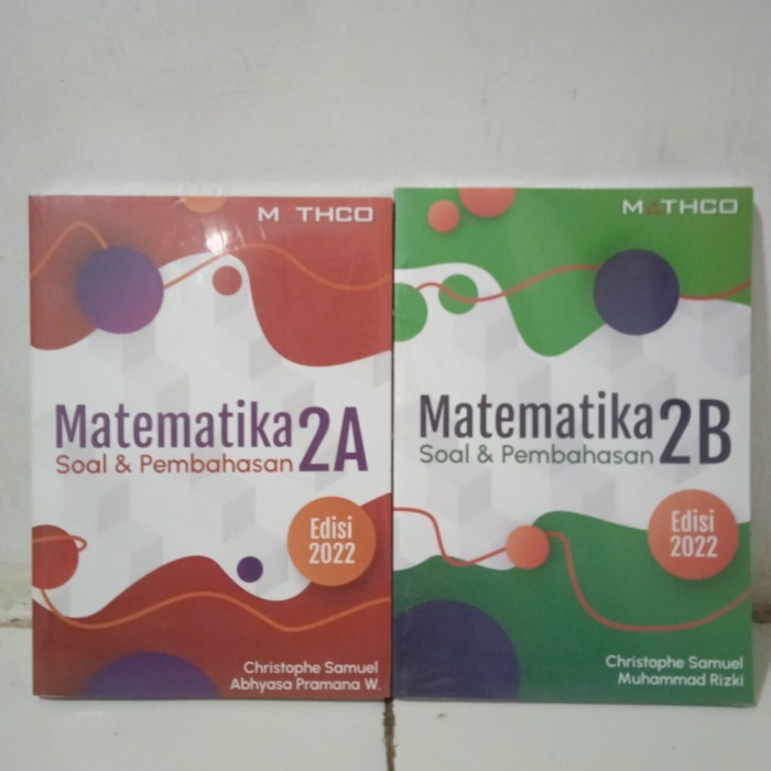 Buku Matematika 2A - 2B Edisi 2022 Mathco 1 Set Terlaris 100 % Original
