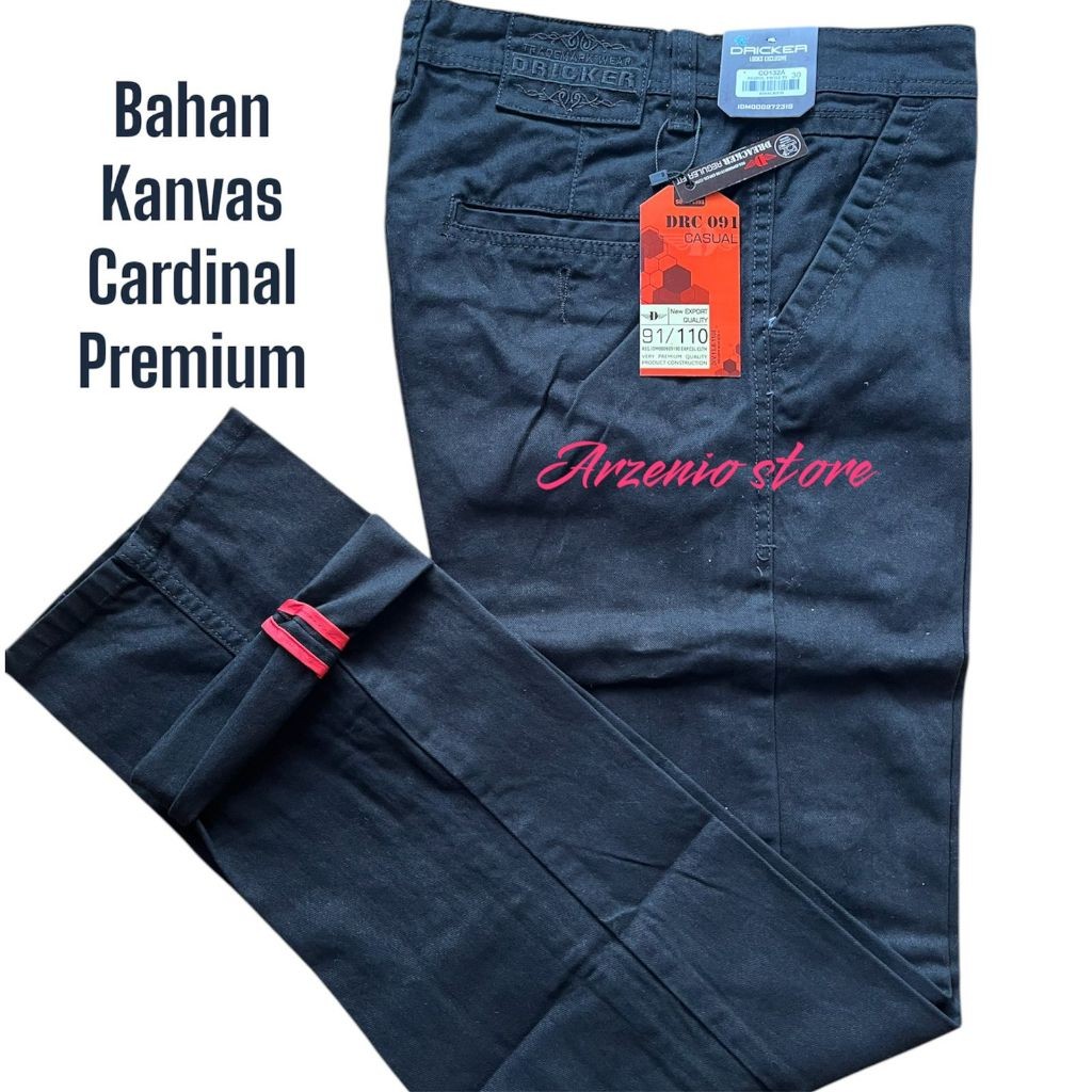 [HOT SALE] CELANA PANJANG PRIA CHINOS PREMIUM ORIGINAL 100% BAHAN KANVAS CARDINAL ARMAN REPUBLIC