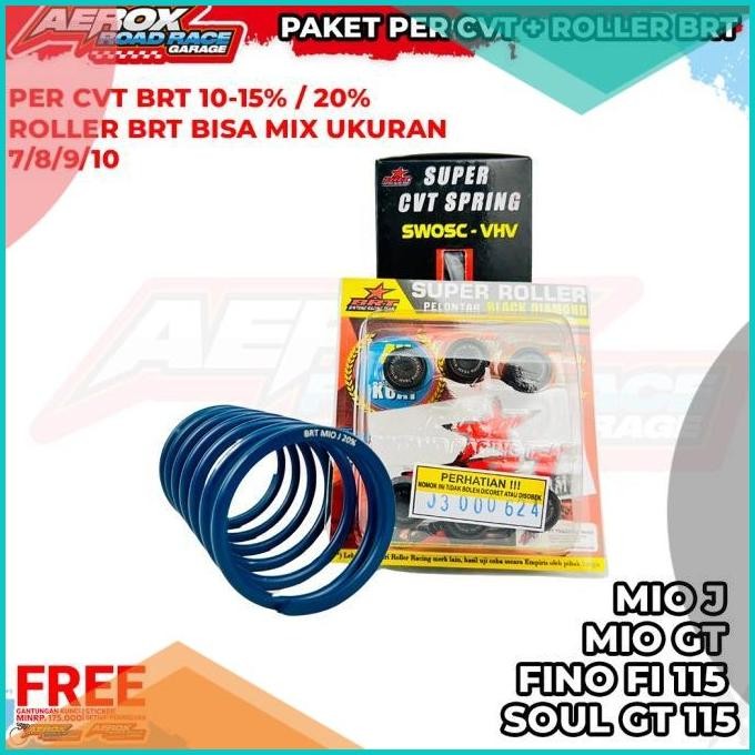 PAKET 2 IN 1 PER CVT BRT ROLLER BRT MIO J MIO GT FINO 115 SOUL GT 115
