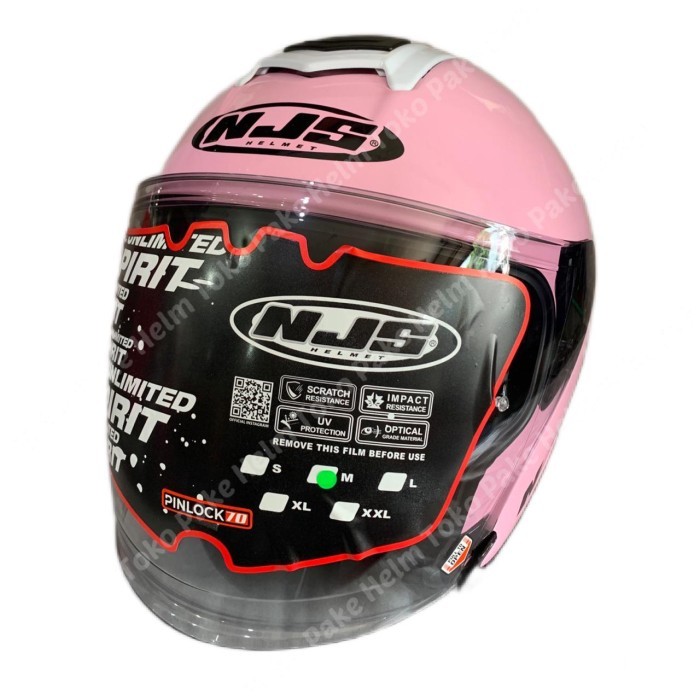 Helm Njs Kairoz Pink Half Face