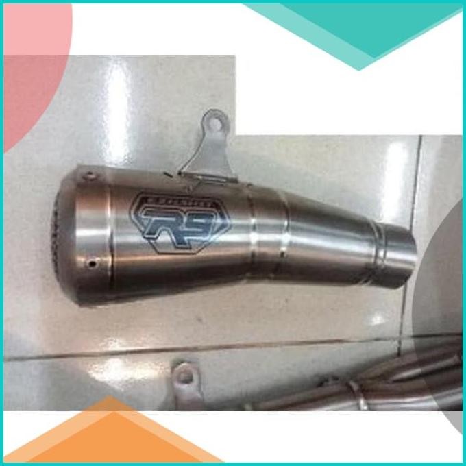 Knalpot R9 GP Series Titanium Ninja 250 Fi N250FI Lama Fullsystem 11OK