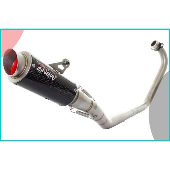 KNALPOT PROLINER AEROX TR1 Tabung Kecil KARBON SHORT Carbon original 1