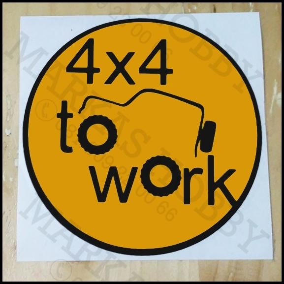 

BEST DEAL STIKER 4X4 TO WORK